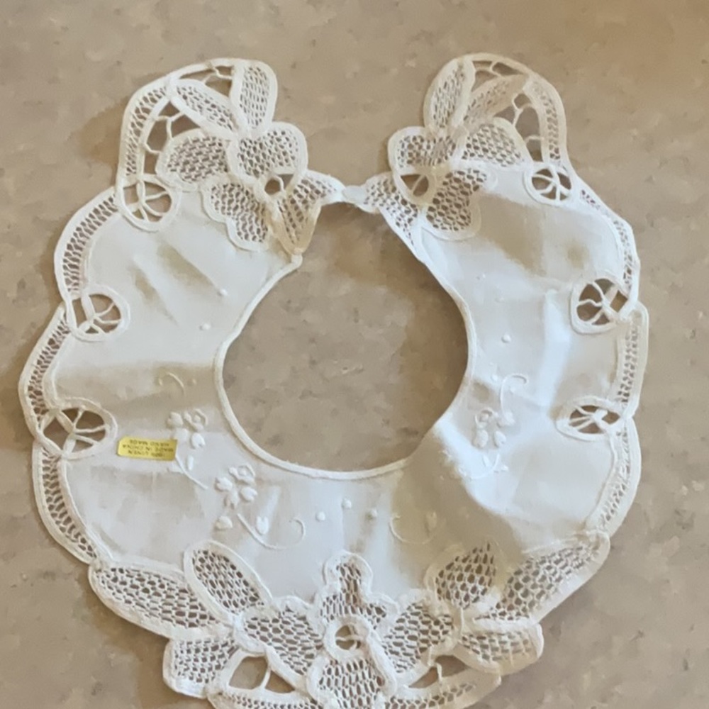 Victorian Style Battenburg Lace Collar